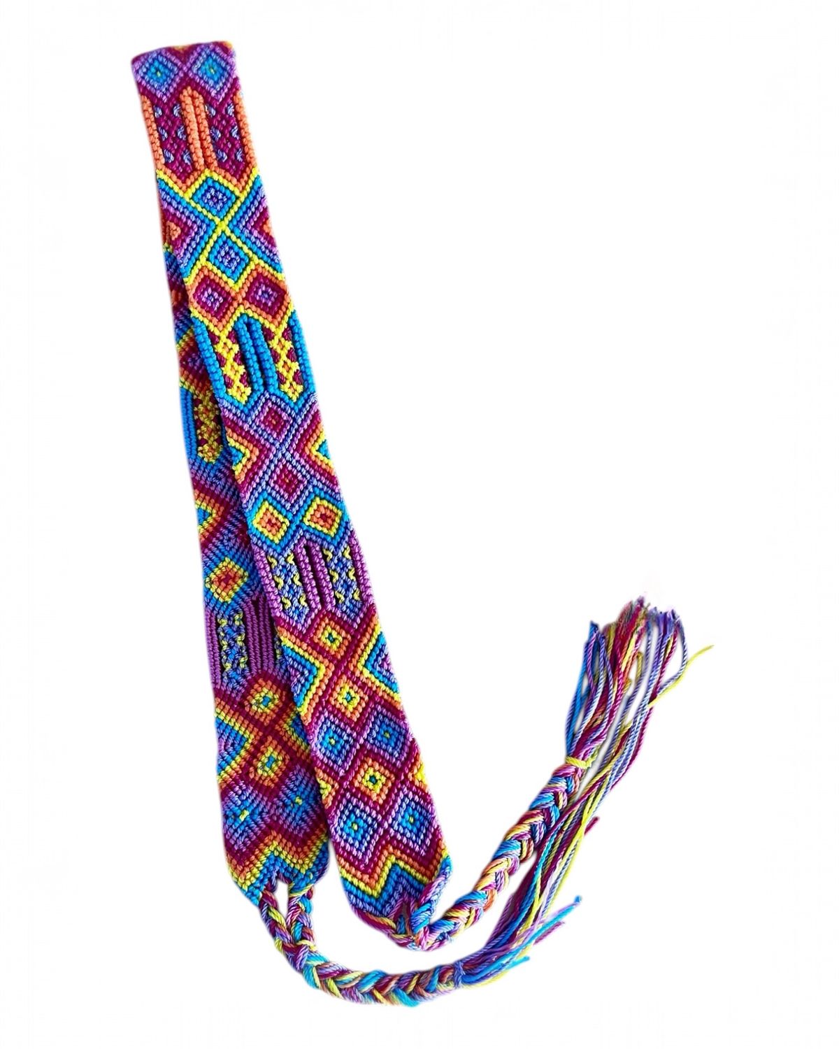 Handgewebter Mexikanischer Gürtel Handgewebter Gürte, ein perfektes kleines Geschenk als Kameragurt, Gitarre abnehmbare Riemen oder Gürtel Tasche Riemen.