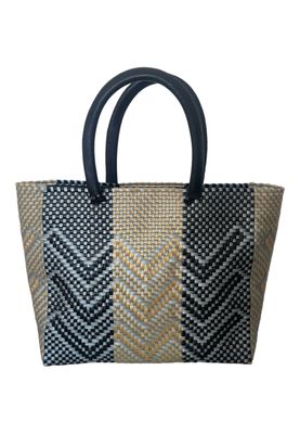 Handtasche Mexico mit Leder, Henkeltasche, Geschenk für Frauen Handtasche Mexico mit Leder, Geschenk für Frauen, schwarze Tasche, Tasche Upcycling