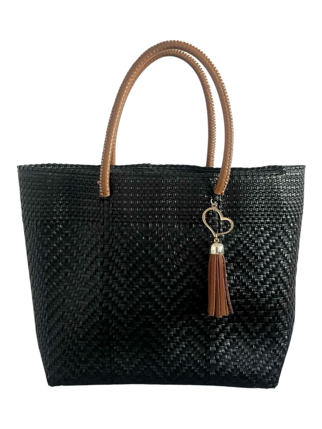 Handtasche Mexico mit Leder, Henkeltasche, Geschenk für Frauen Handtasche Mexico mit Leder, Henkeltasche, Geschenk für Frauen
