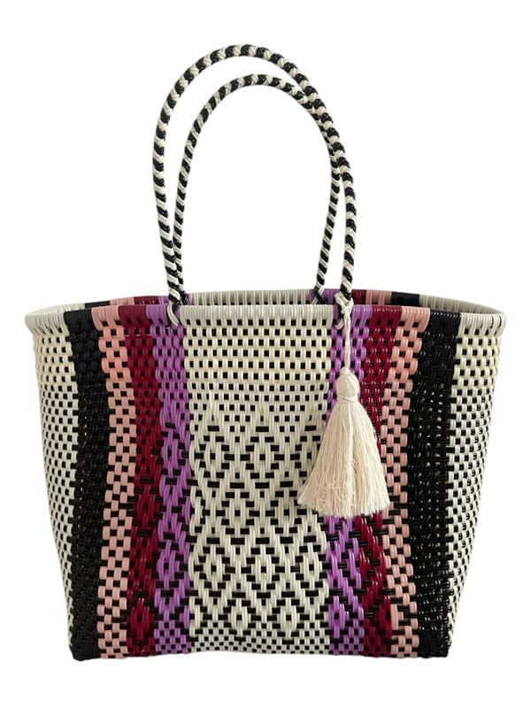 Mexikanische Tasche, Strandtasche, Einkaufstasche Mexikanische Korbtasche, Shopper, Strandtasche, Strandkorb