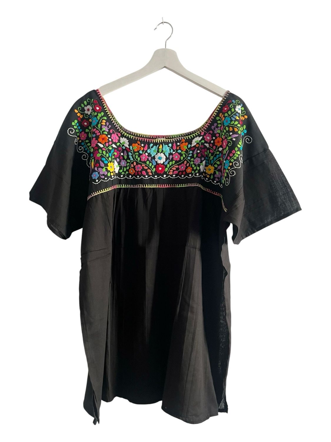 Mexikanische Bluse XXL, Boho Sommerbluse, handgemachte Stickerei Mexikanische Bluse XXL, Boho Sommerbluse, handgemachte Stickerei