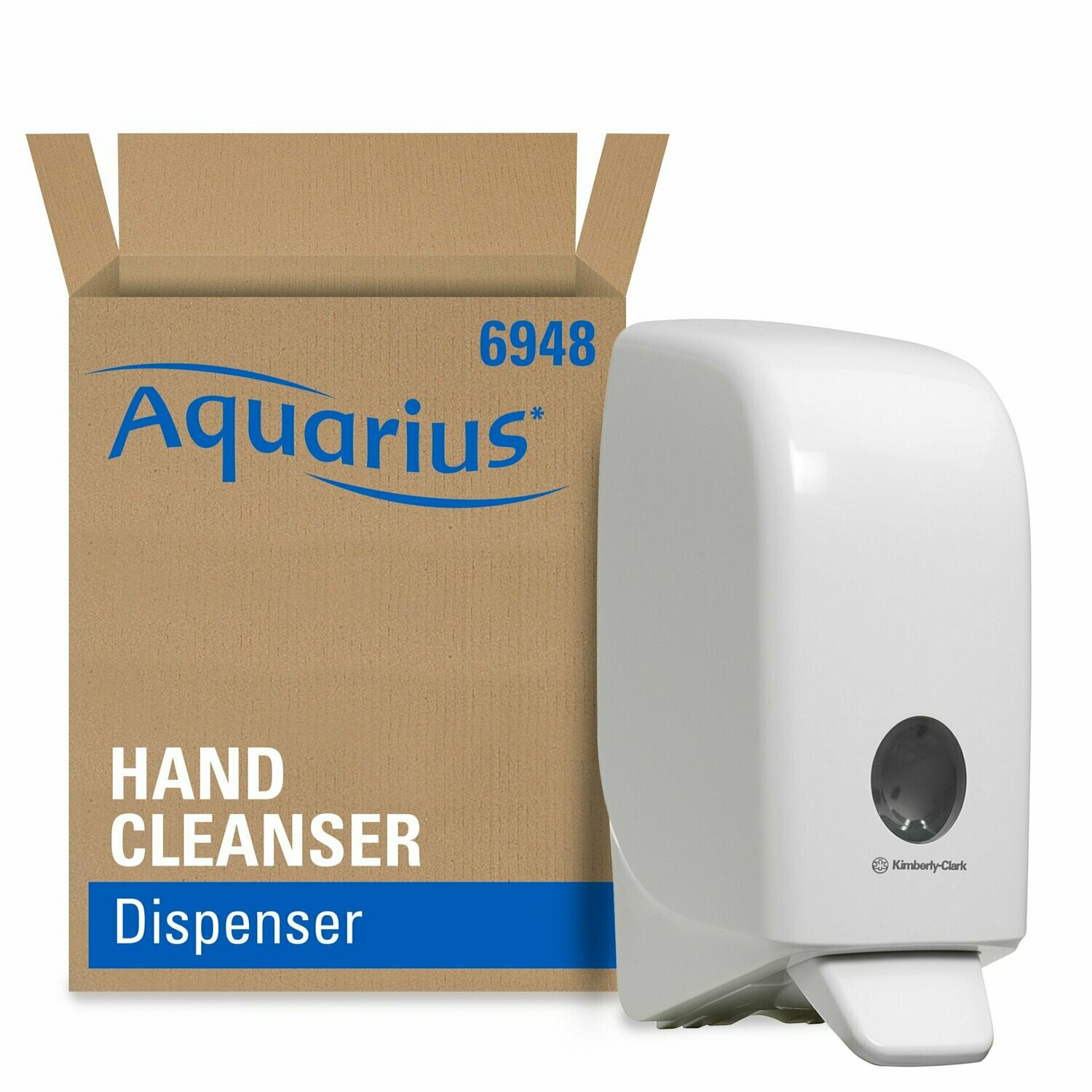 Aquarius Seifenspender Weiß für 1 Liter Kartuschen