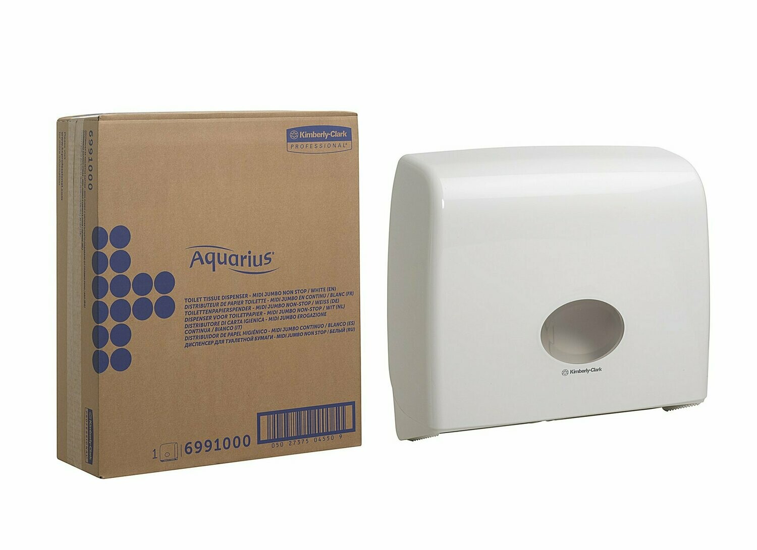 Aquarius Toilettenpapier-Spender Jumbo Weiß
