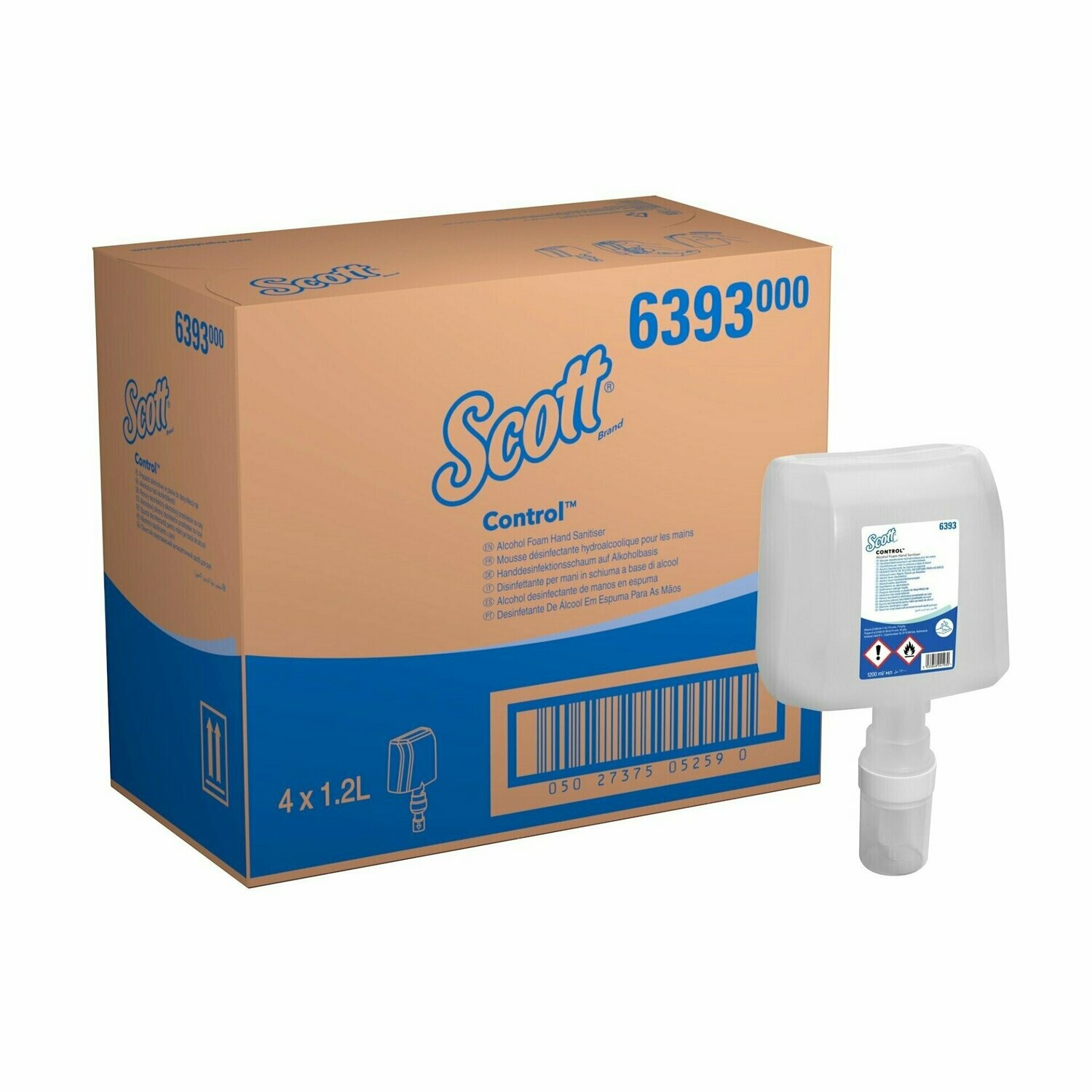Scott Desinfektionsschaum 4x1,2 Liter