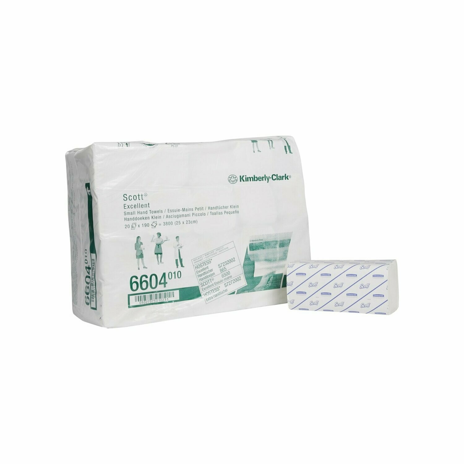 Scott Falthandtuchpapier 2-lagig Z-Falz 100% Recycling Weiß