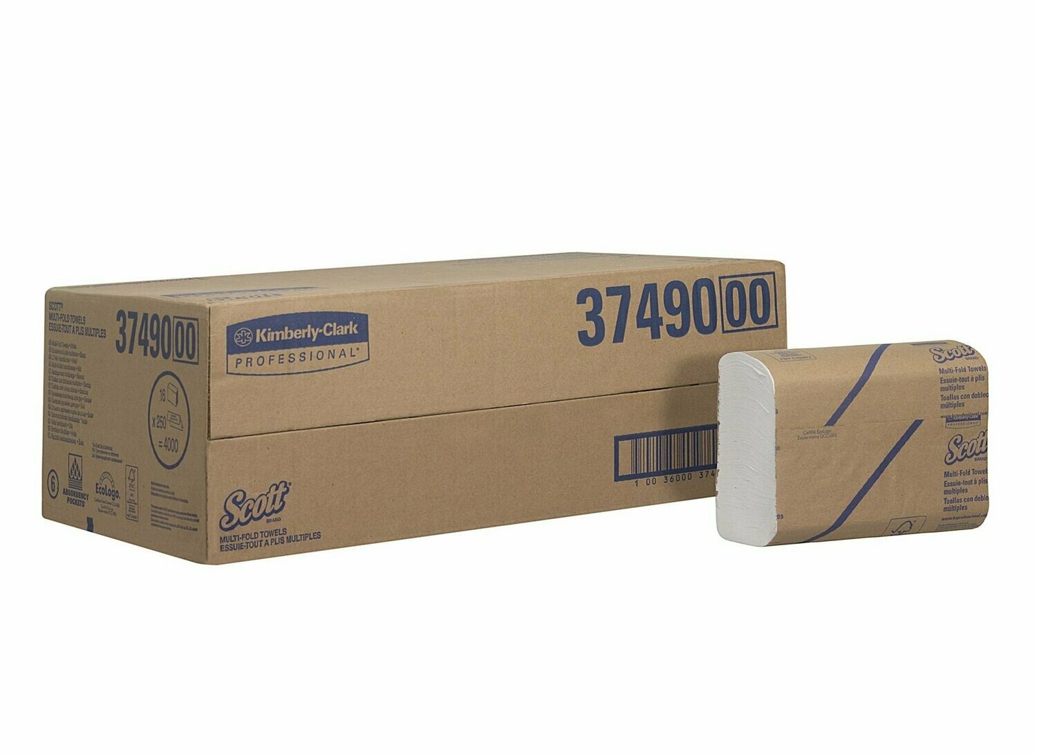 Scott Papierhandtuch Essential weiß, 16 x 250 Blatt