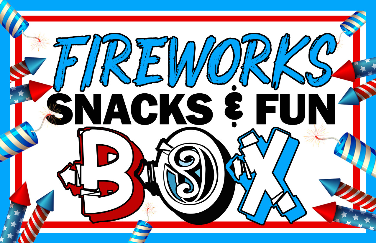 (ADULT) Fireworks Snacks & Fun Box - PRE-ORDER
