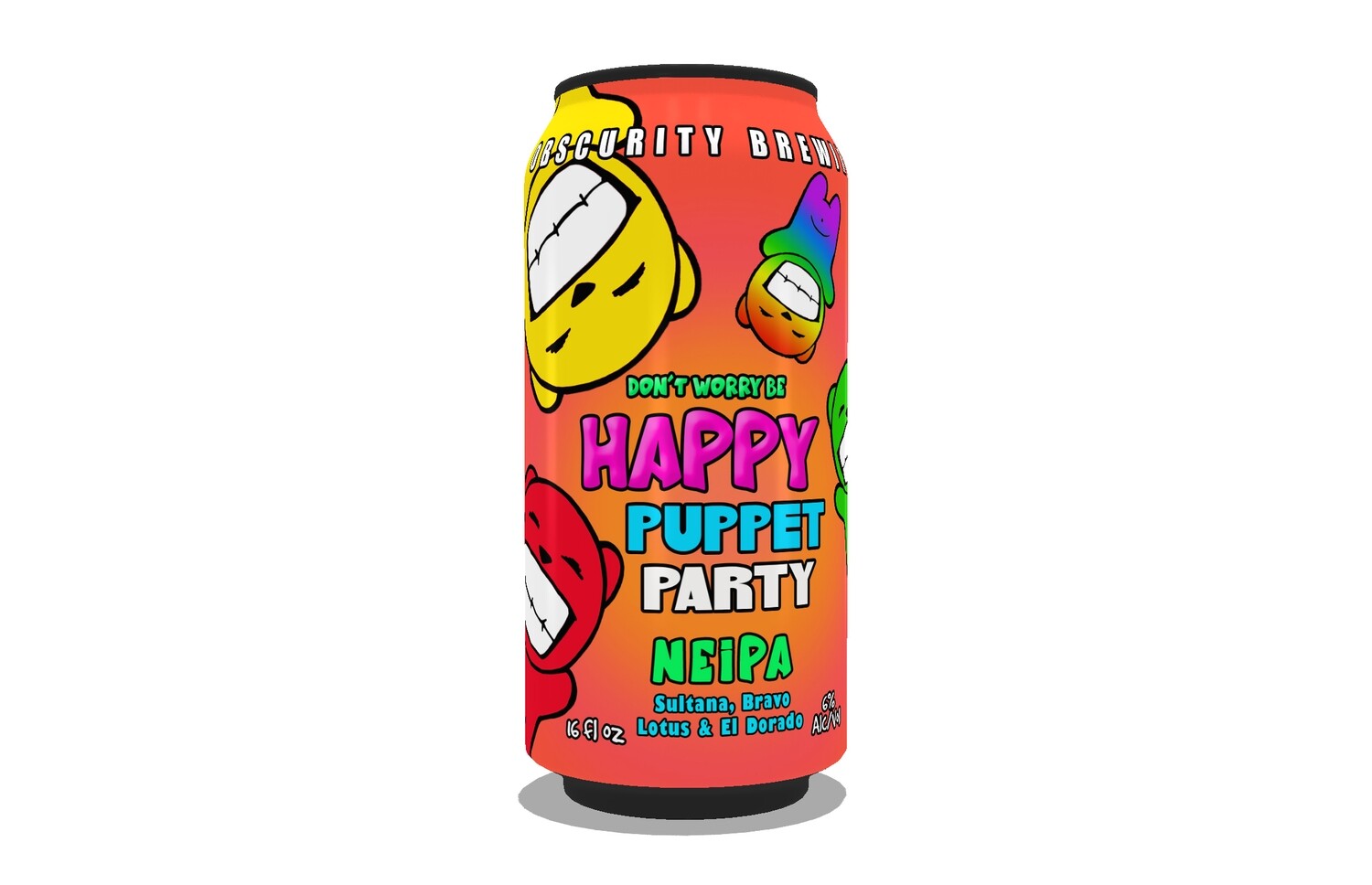 4-PACK Happy Puppet Party (16oz)