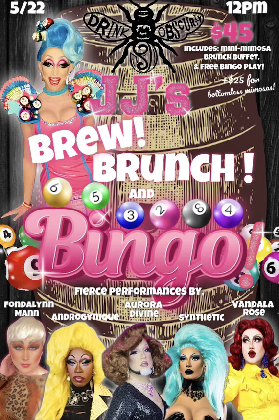 Brew! Brunch! Bingo! Drag Brunch Bingo