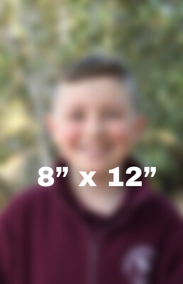 8" x 12"