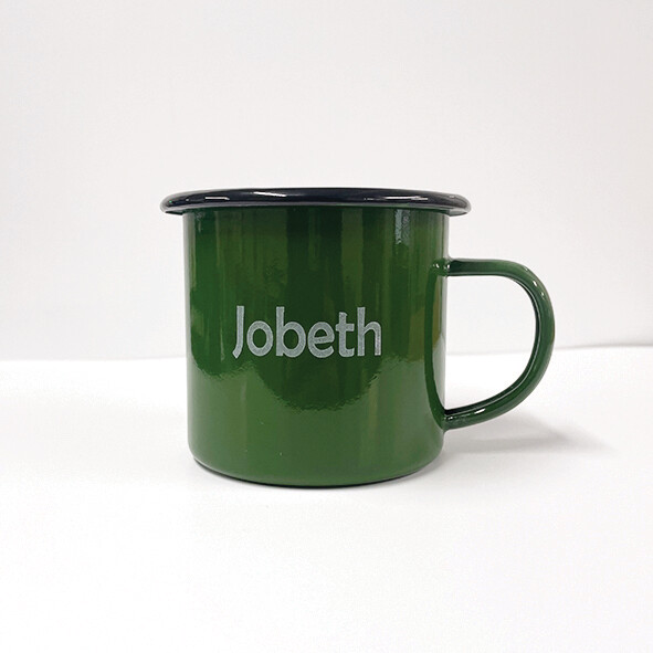 Engraved Camping Mug - Green