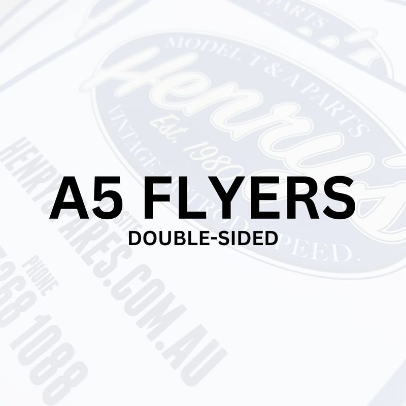 A5 Flyers - Double-sided