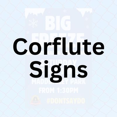 Corflute Signs