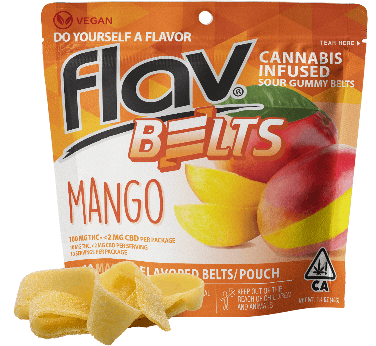 MANGO GUMMY BELTS