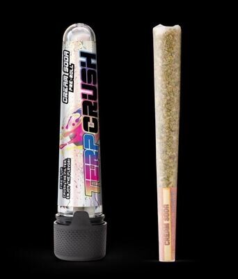 CREAM SODA x DIVORCE MINTS TERP CRUSH INDICA PRE-ROLL CREAM SODA x DIVORCE MINTS TERP CRUSH INDICA PRE-ROLL