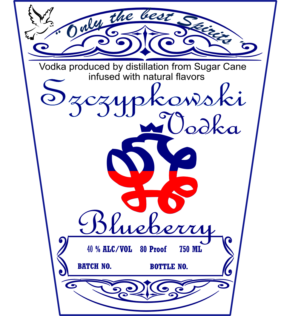 Szczypkowski Blueberry Vodka