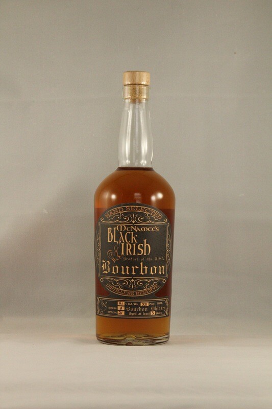 80 Proof Distillers Reserve McNamee's Black Irish Bourbon - Original Blend - 750ml