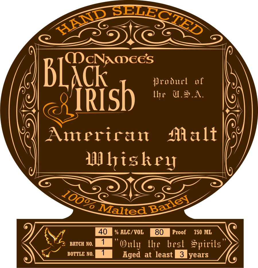 American Malt Whiskey - 100% Malted Barley (93 proof)