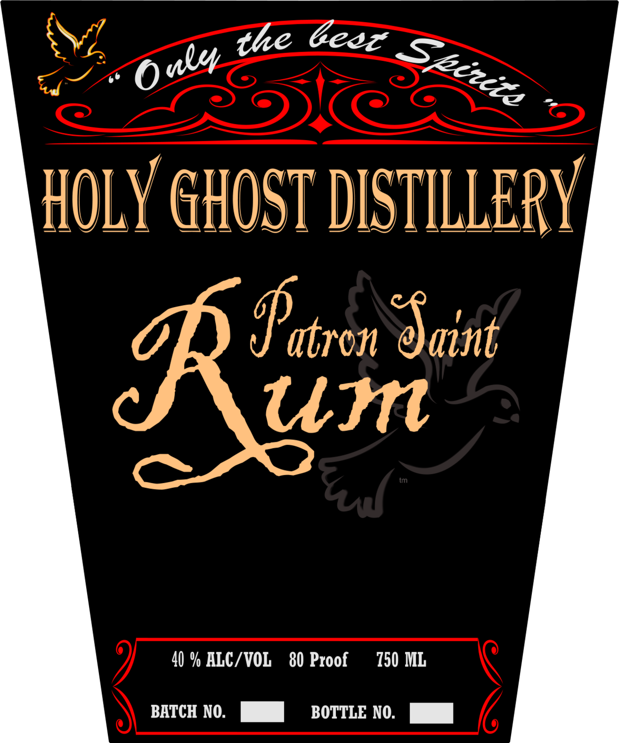 Holy Ghost Rum (Silver) 750ML
