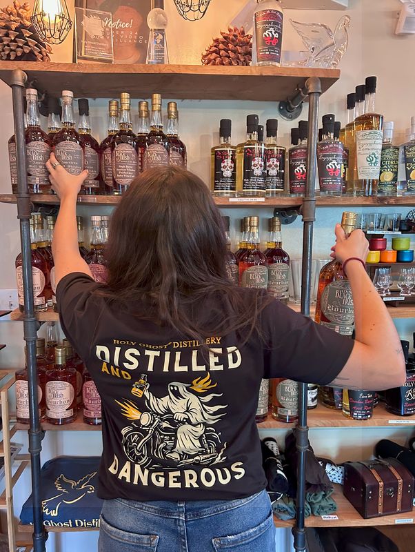 Distilled and Dangerous - T-Shirt with HGD Sticker