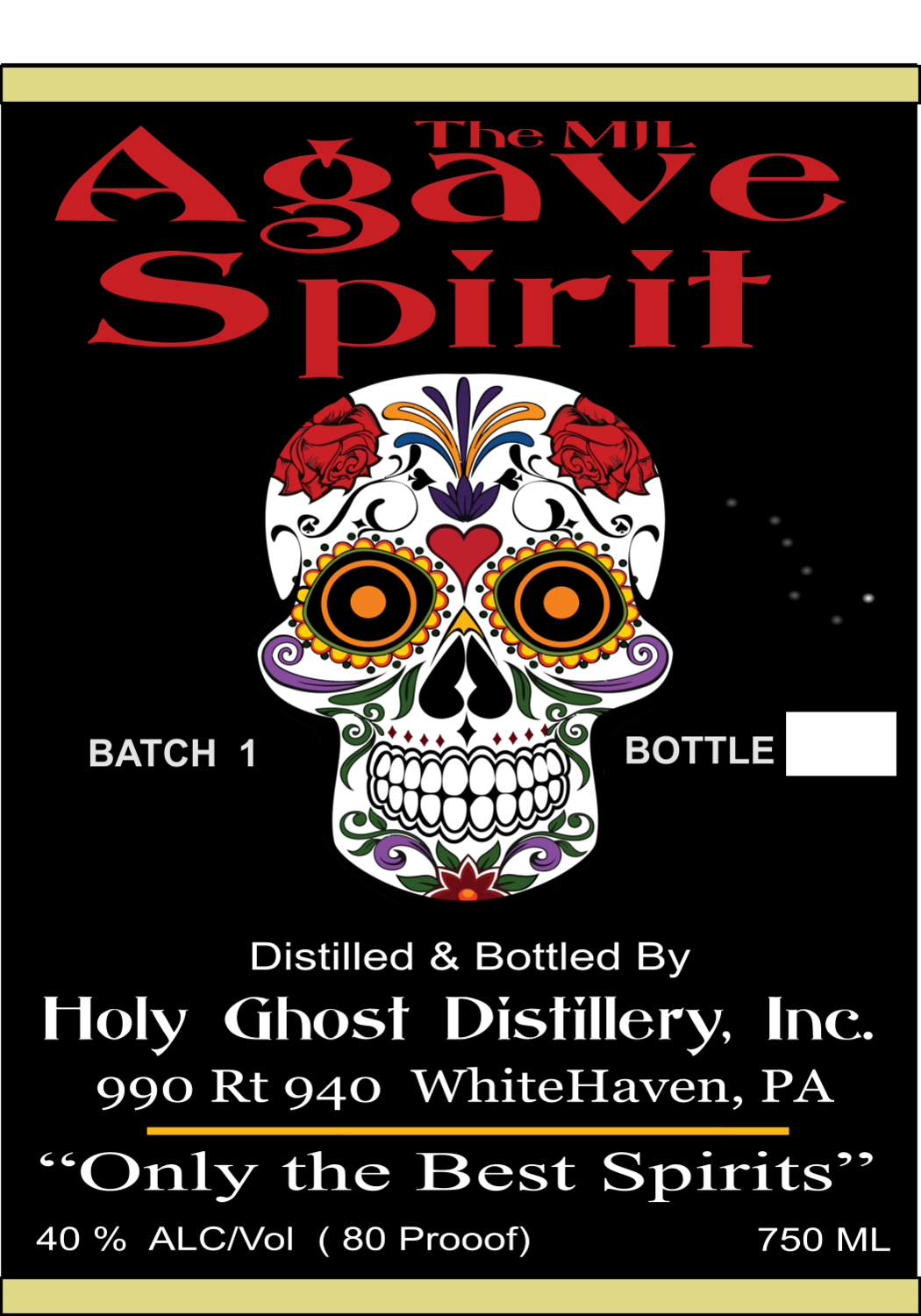 MJL Agave Spirit by Holy Ghost Distillery MJL Agave Spirit by Holy Ghost Distillery