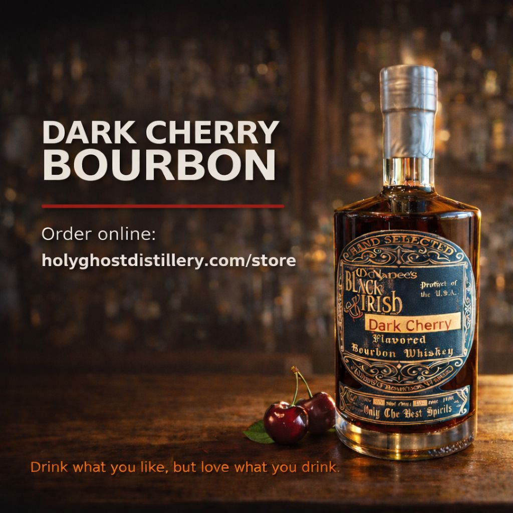 Dark Cherry Flavored McNamee's Black Irish Bourbon - 750ml 80 Proof