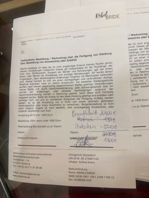 Brautkleid schwarz für Jessica Kräber