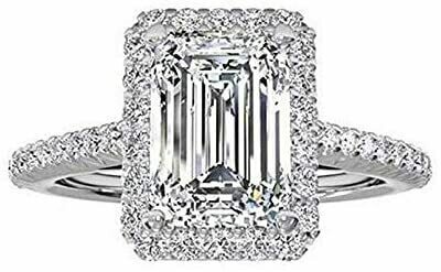 Engagement Ring for Women Sterling Silver