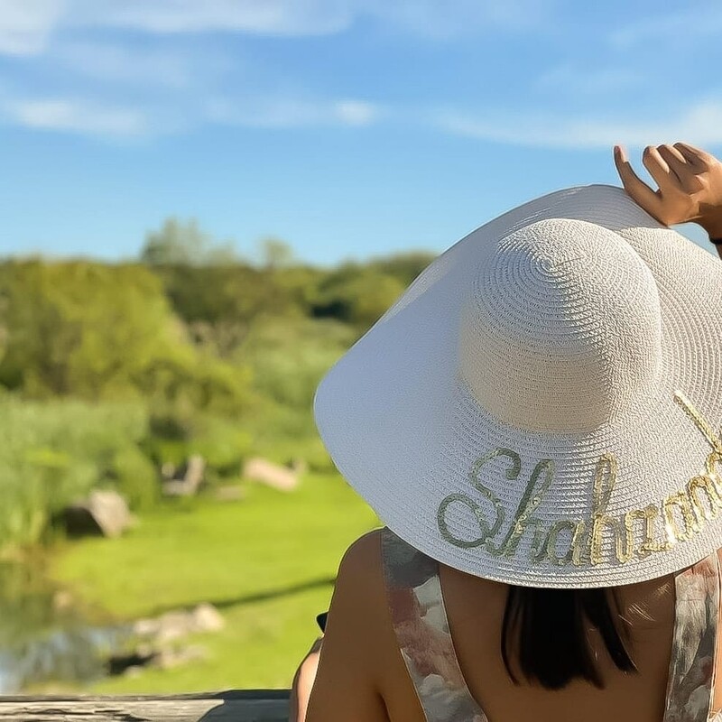 Adults, Teens & Tweens White Regular Brim Sunhat Adults, Teens & Tweens White Regular Brim Sunhat