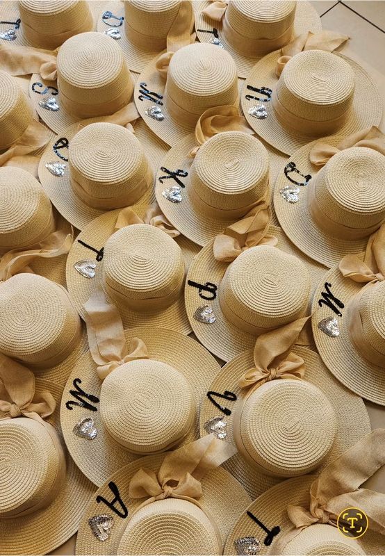 Adults, Teens &amp; Tweens Cream Small Brim Sunhat with Pearl Trim