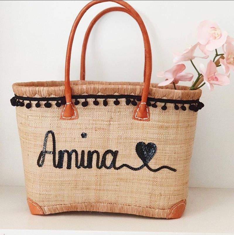 Tan Beach / Picnic Basket - Large