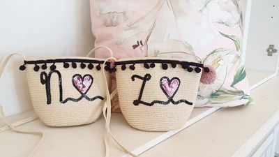 Young Girls Cream Sling Crossbody Bag