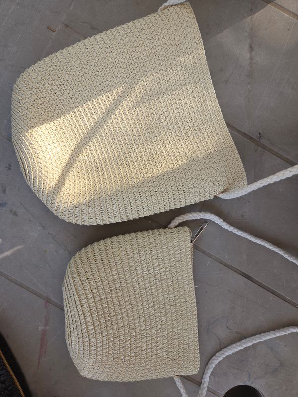Adults/Teens/Tweens Cream Sling Crossbody Bag - bigger size