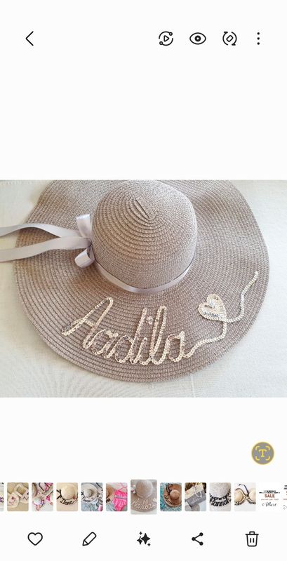 Adults, Teens & Tweens Grey Regular Brim Sunhat