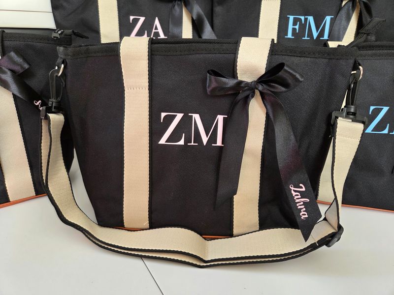 Gourmet Insulated Lunch Tote Bag - Black