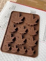 12 Cavity Maple Leaf Silicone Mould