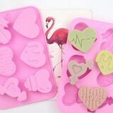 6 Cavity Heart Assortment Silicone Mould