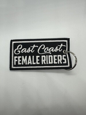 White KEYRING