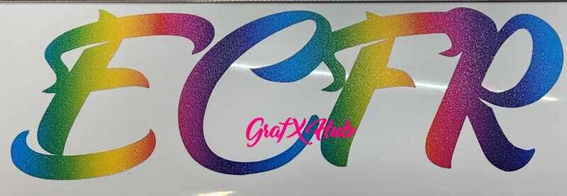 Rainbow Short ECFR Logo Stickers!