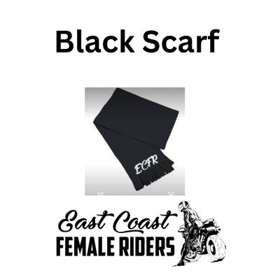 ECFR Scarf - Short Logo - Black