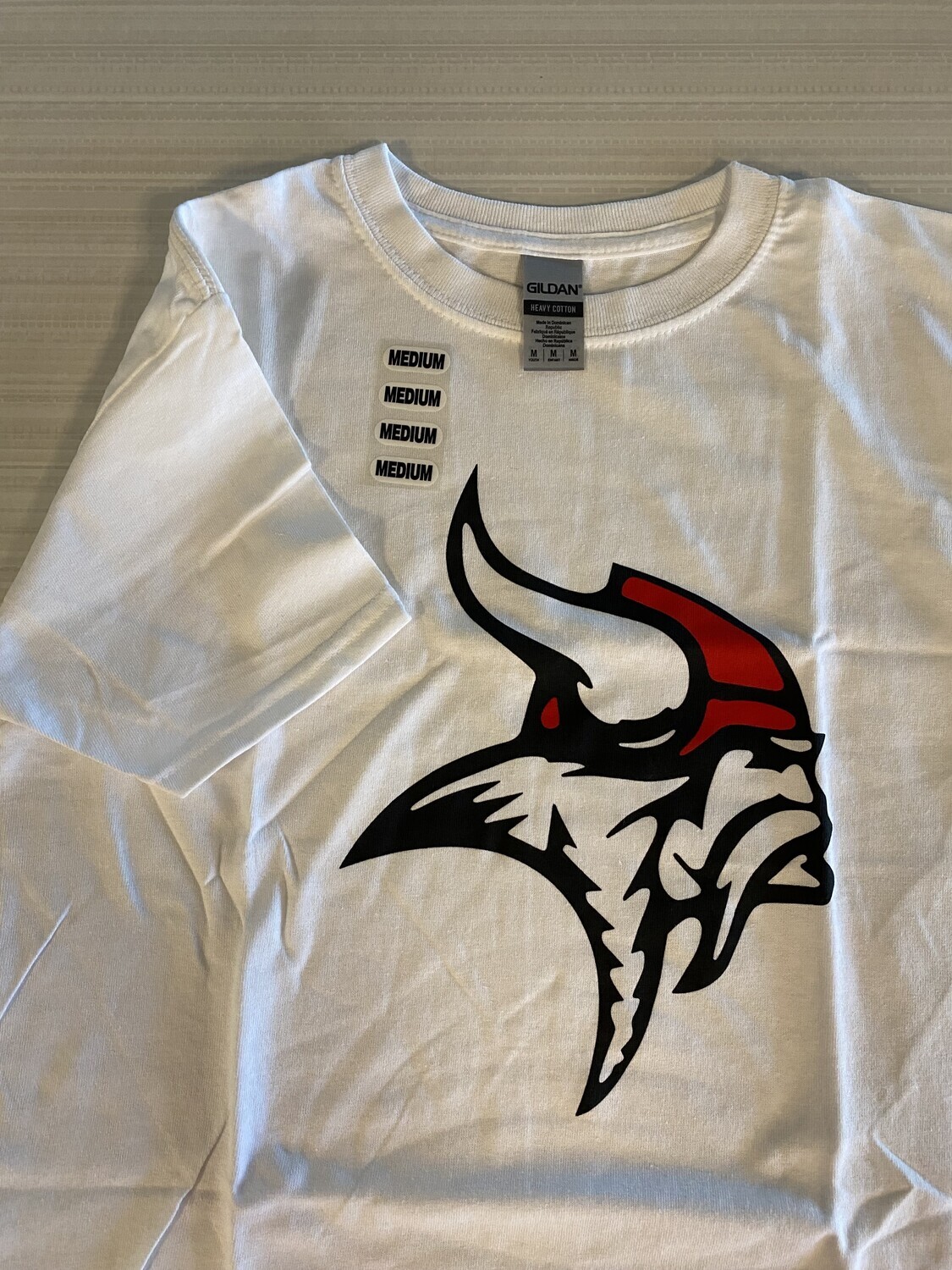 White Viking Head T-shirt (YOUTH)