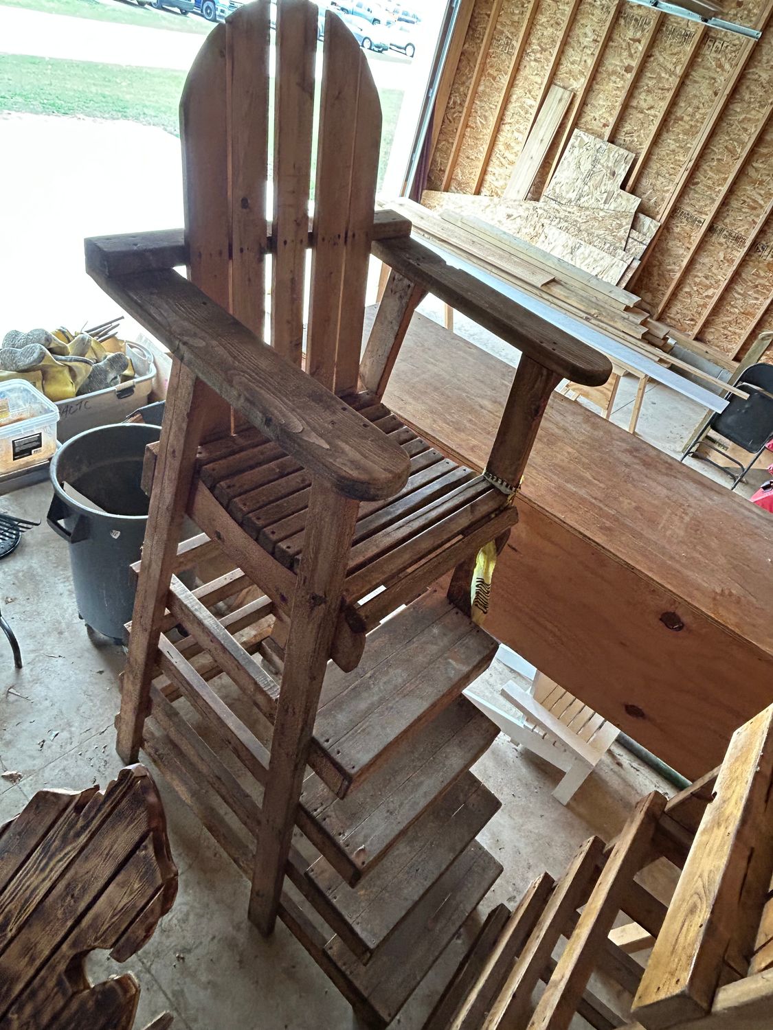 TALL LIFEGUARD STYLE ADIRONDACK CHAIRS TALL LIFEGUARD STYLE ADIRONDACK CHAIRS