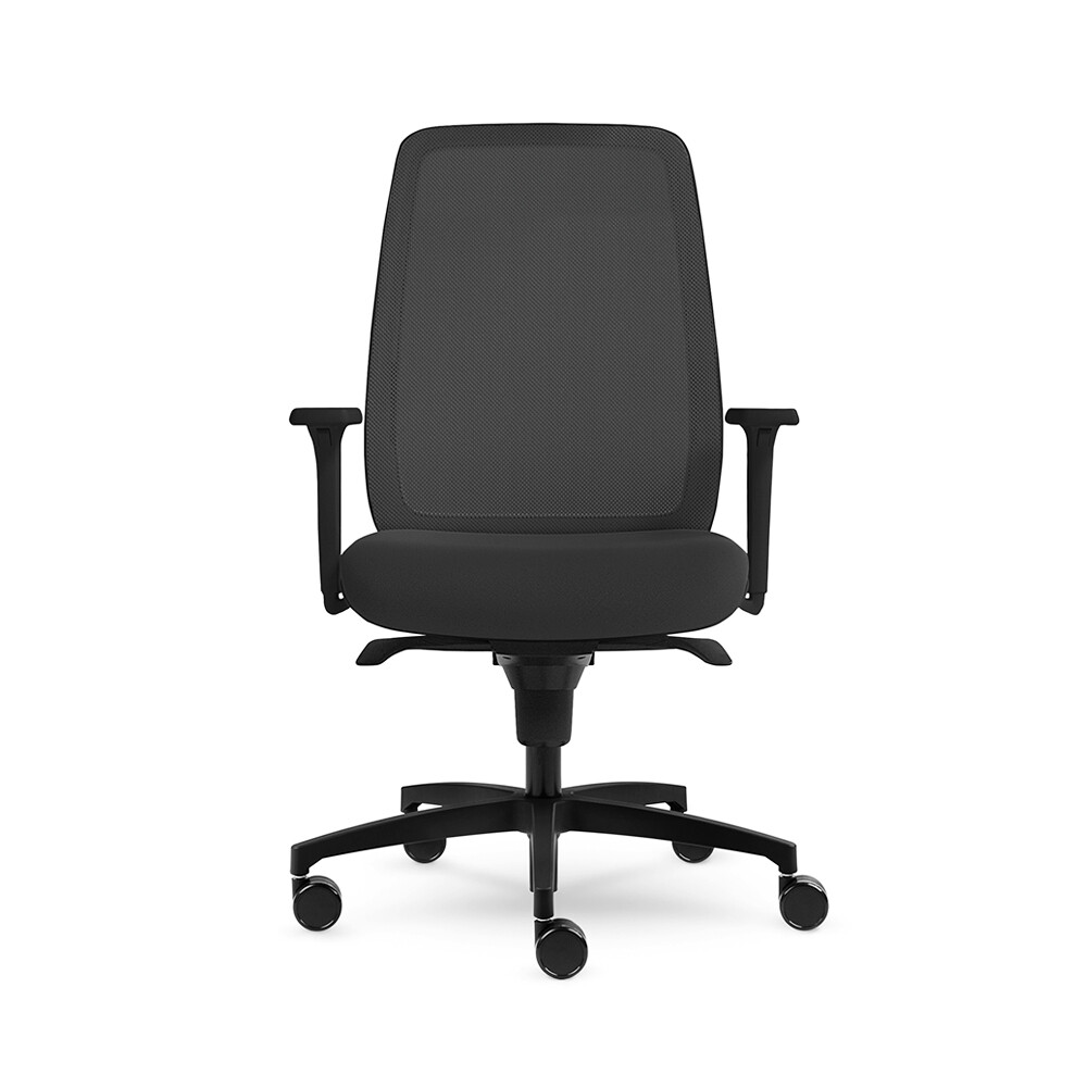 AllSeating L1 Task Chair- Black Frame