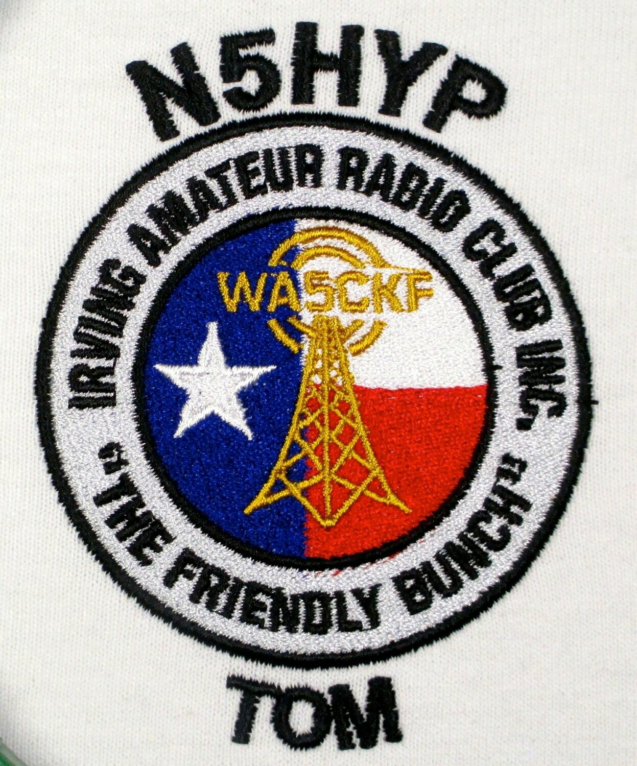 C1 IRVING (TX) ARC LC WITH NAME AND CALL BLACK LETTERING