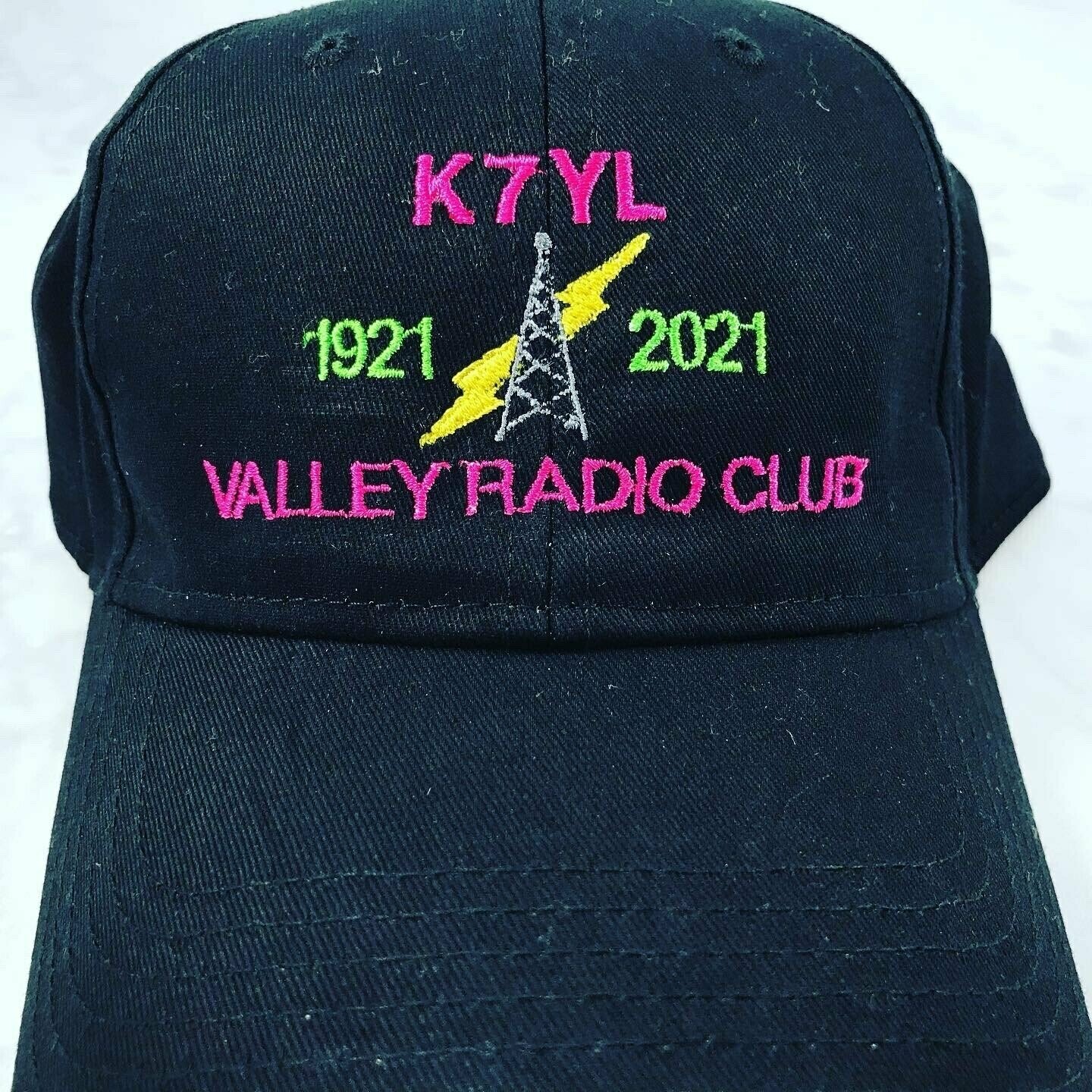 C3 VALLEY RADIO CLUB (OR) HAT WITH CALL