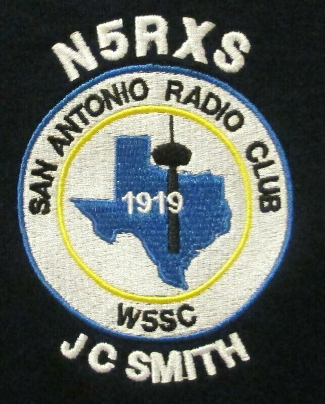 C2 SAN ANTONIO RADIO CLUB BACK (OLD) WITH CALL