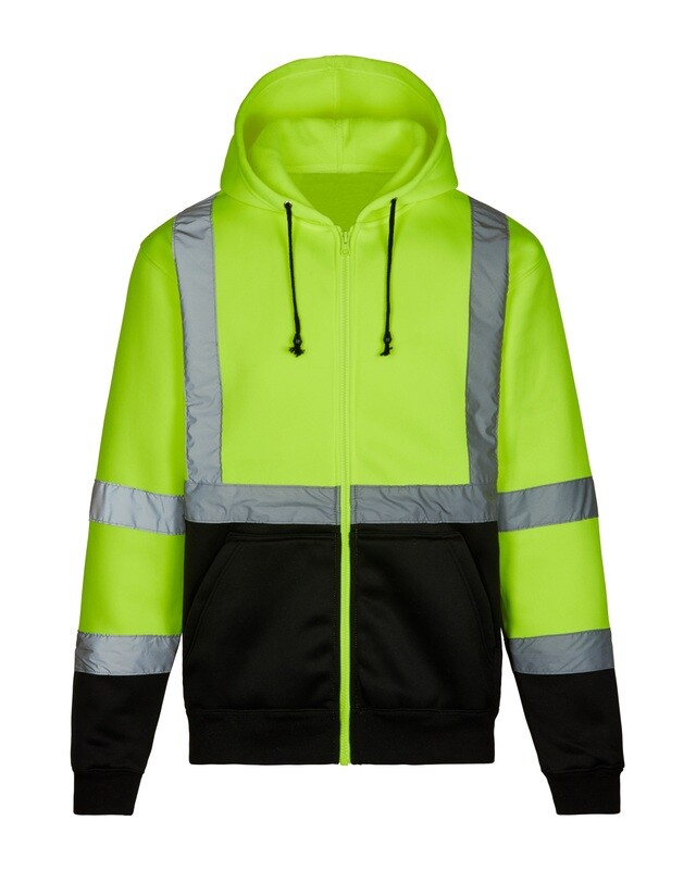 MAX 620 CLASS 3 FULL ZIP SAFETY HOODIE (Regular sizes and TALLS)