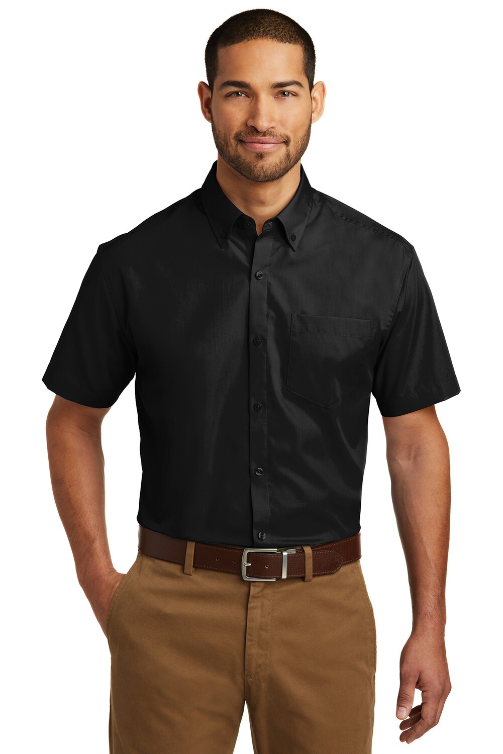 W101 SHORT SLEEVE CAREFREE POPLIN SHIRT