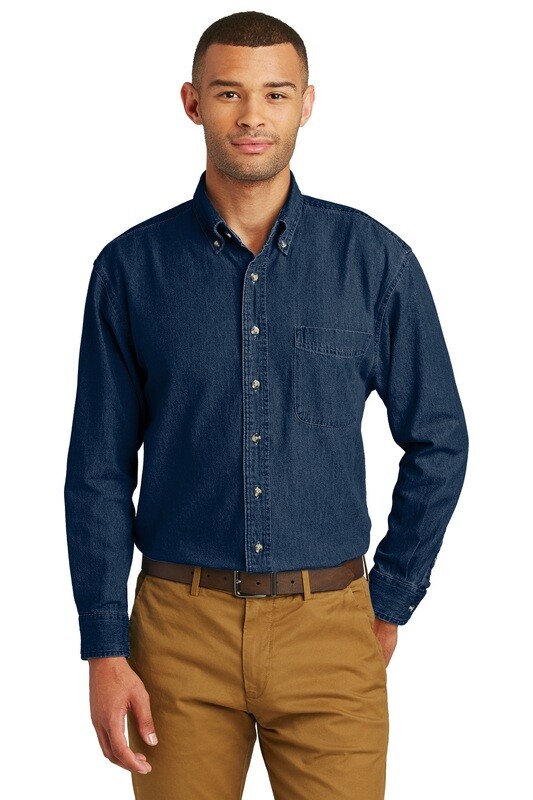 SP10 LONG SLEEVE VALUE MEN'S DENIM SHIRT
