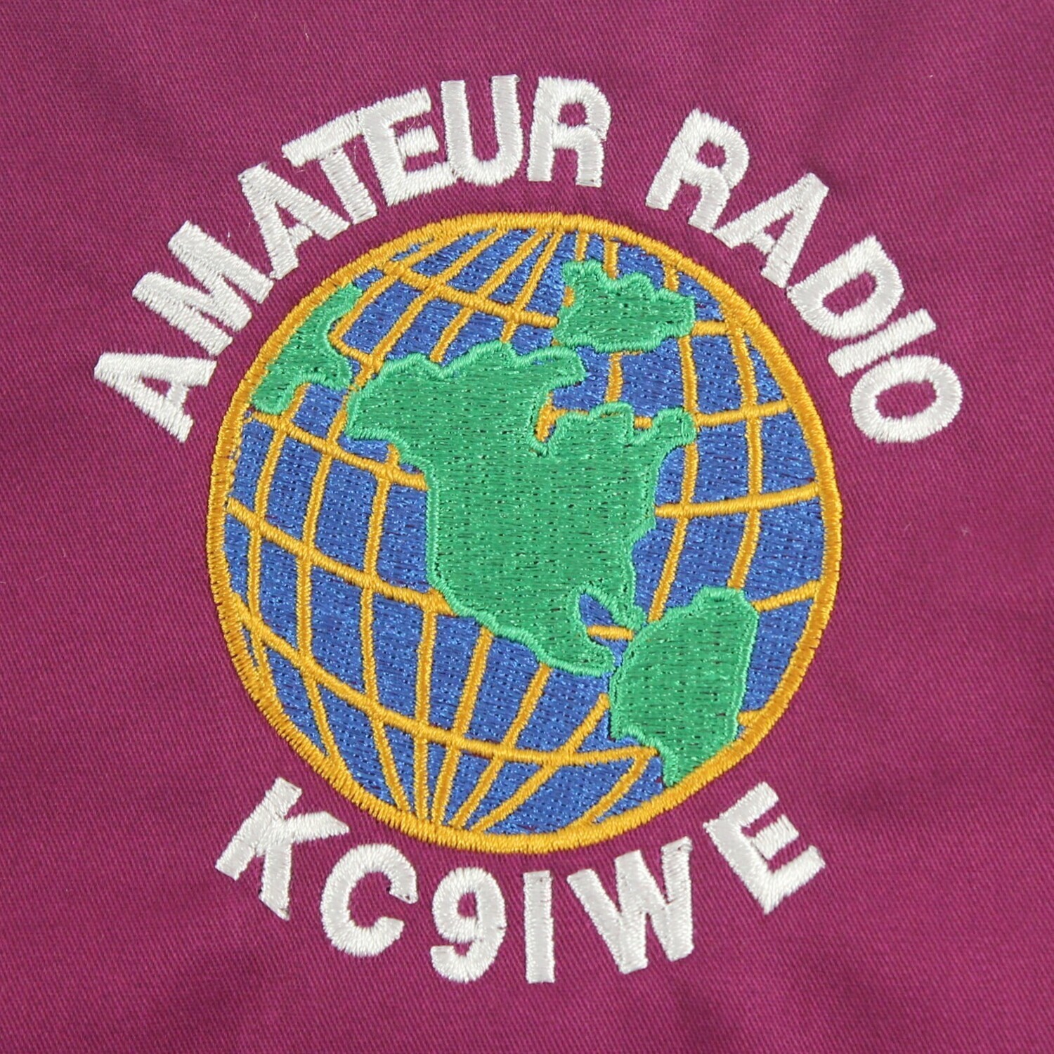 G1 AMATEUR RADIO GLOBE WITH CALL L/C